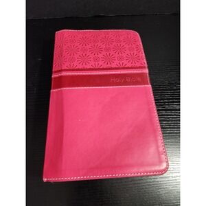 Pink Holy Bible New International Readers Version Zondervan LeatherSoft